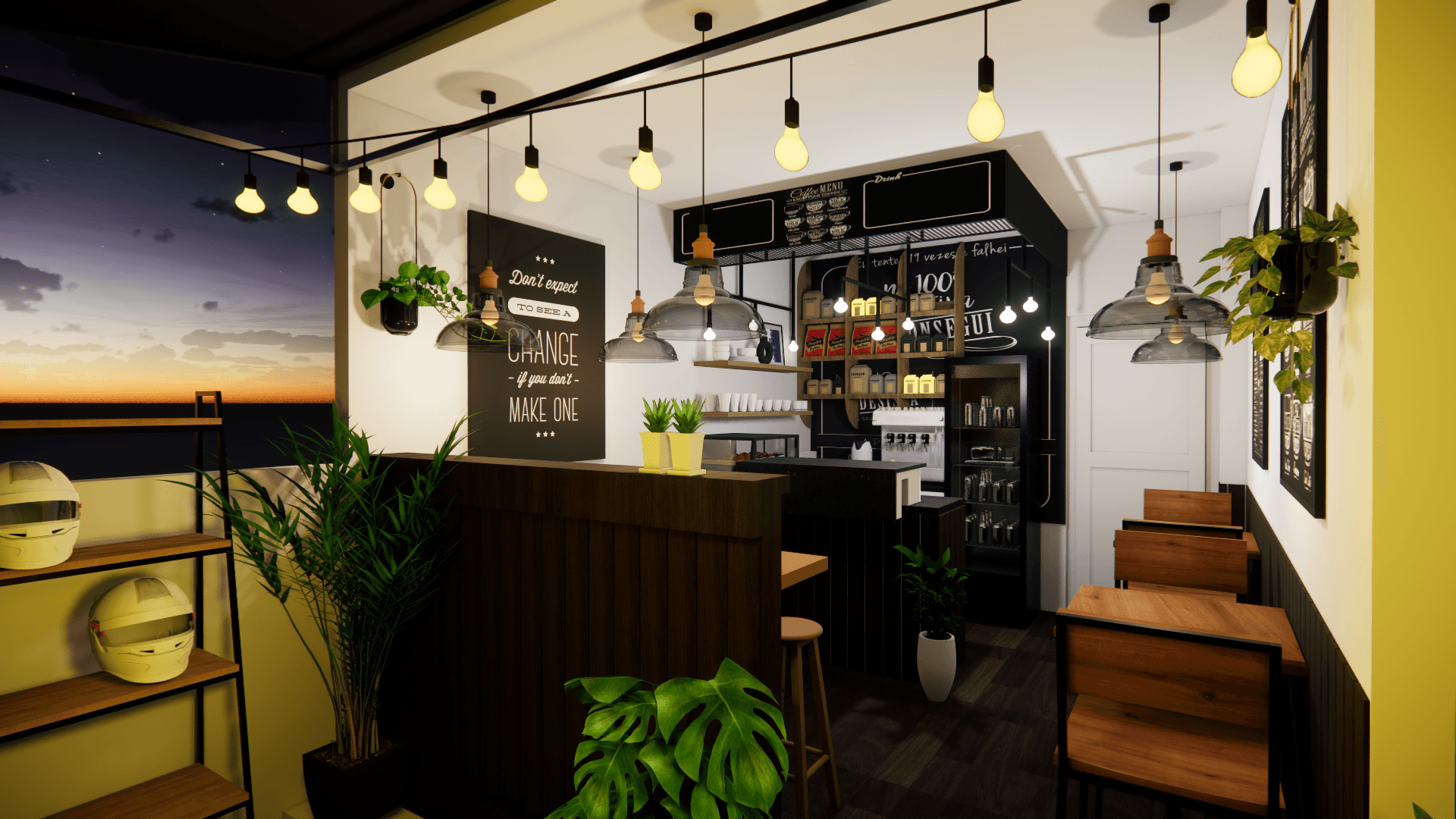 Cafe, Satdobato design cover image